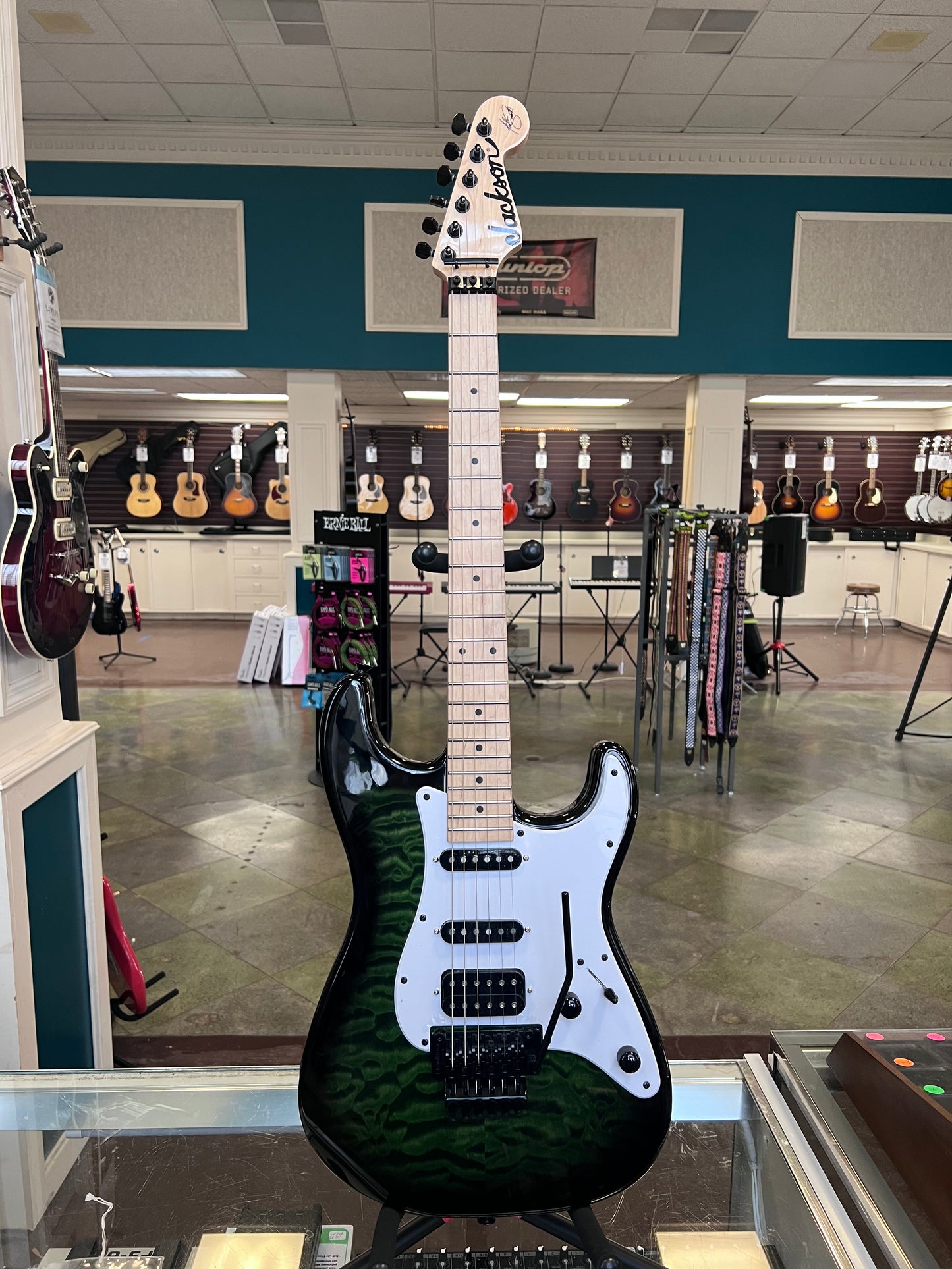 Jackson Adrian Smith Transparent Green X Series SDXQM