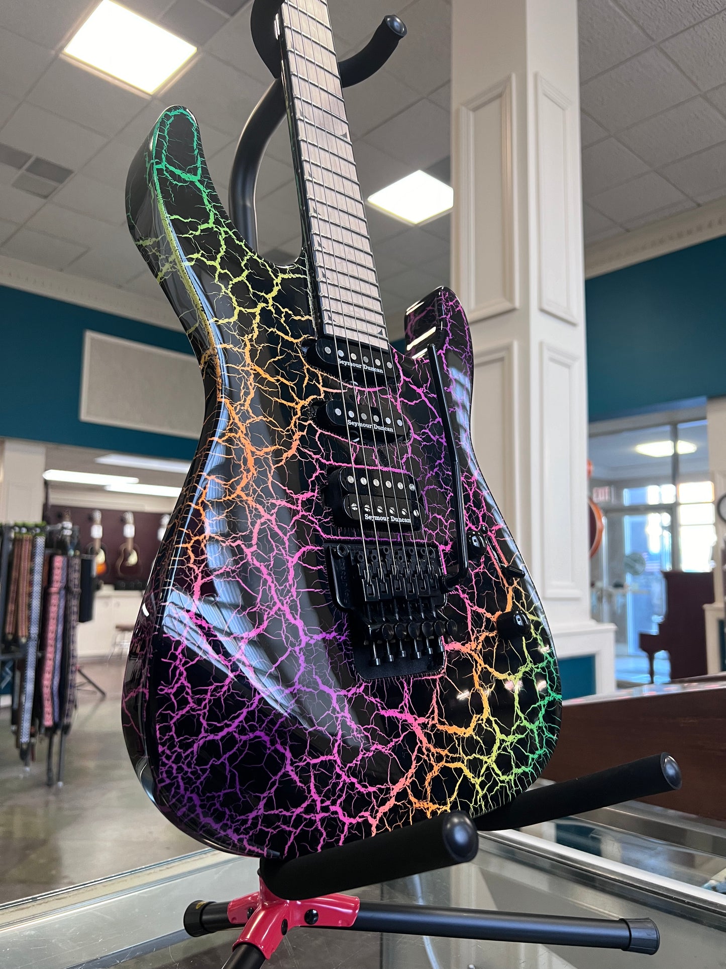 Jackson Pro Series Soloist Rainbow Crackle SL3M