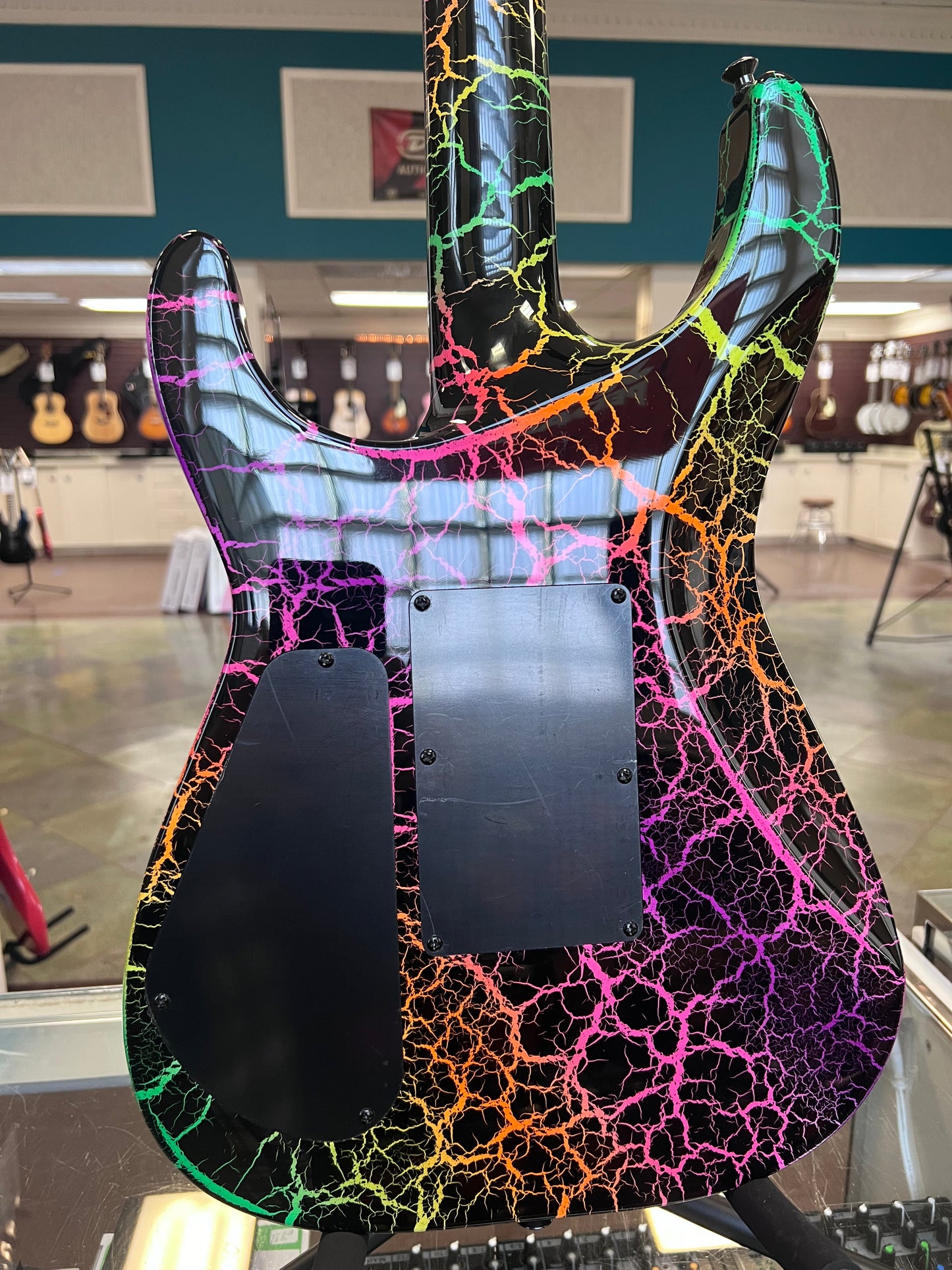 Jackson Pro Series Soloist Rainbow Crackle SL3M