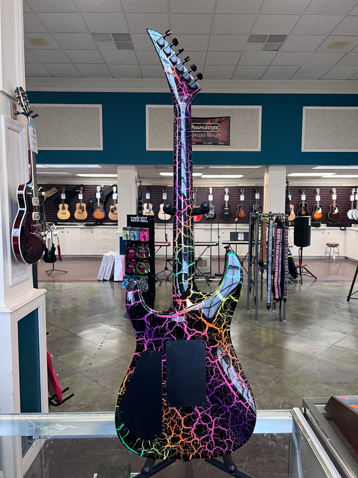 Jackson Pro Series Soloist Rainbow Crackle SL3M