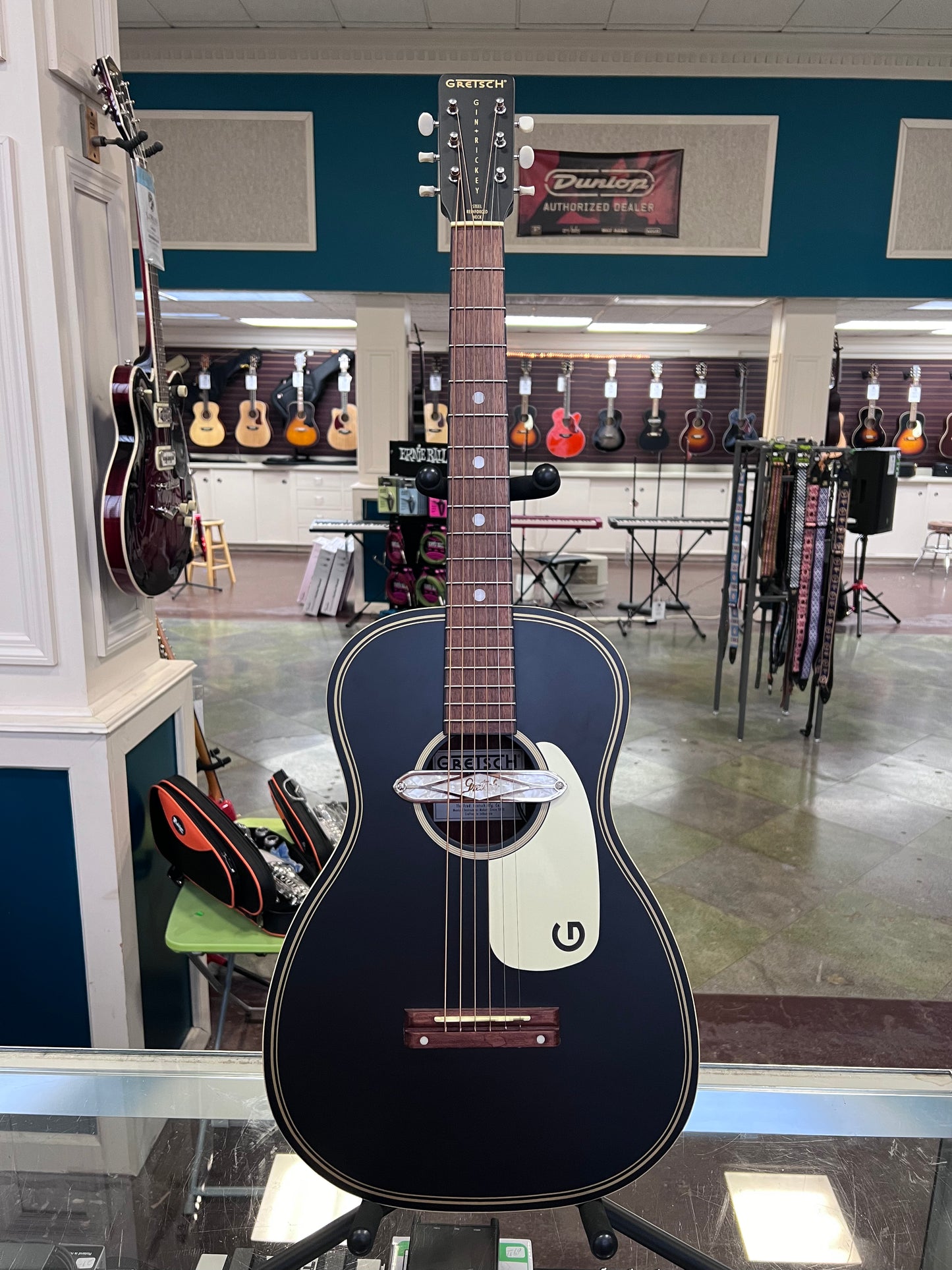 Gretsch Deltoluxe Parlor Black Acoustic Electric