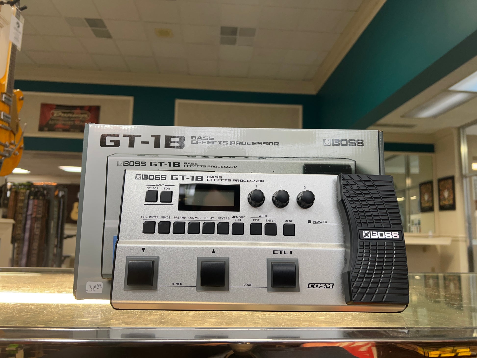 boss multi effects pedal bass Boss GT-1B Bass Multi Effects Processor
