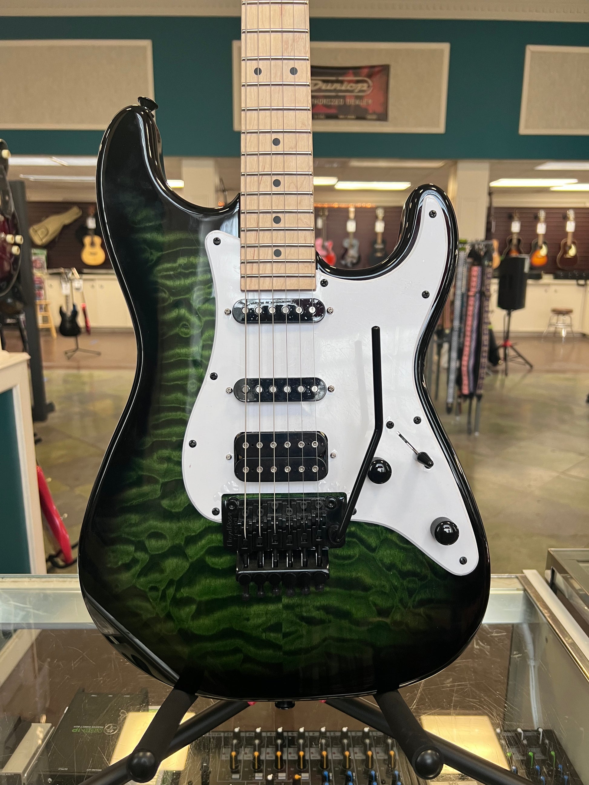Jackson X Series Adrian Smith San Dimas SDXQ In Transparent Green - Foto 6
