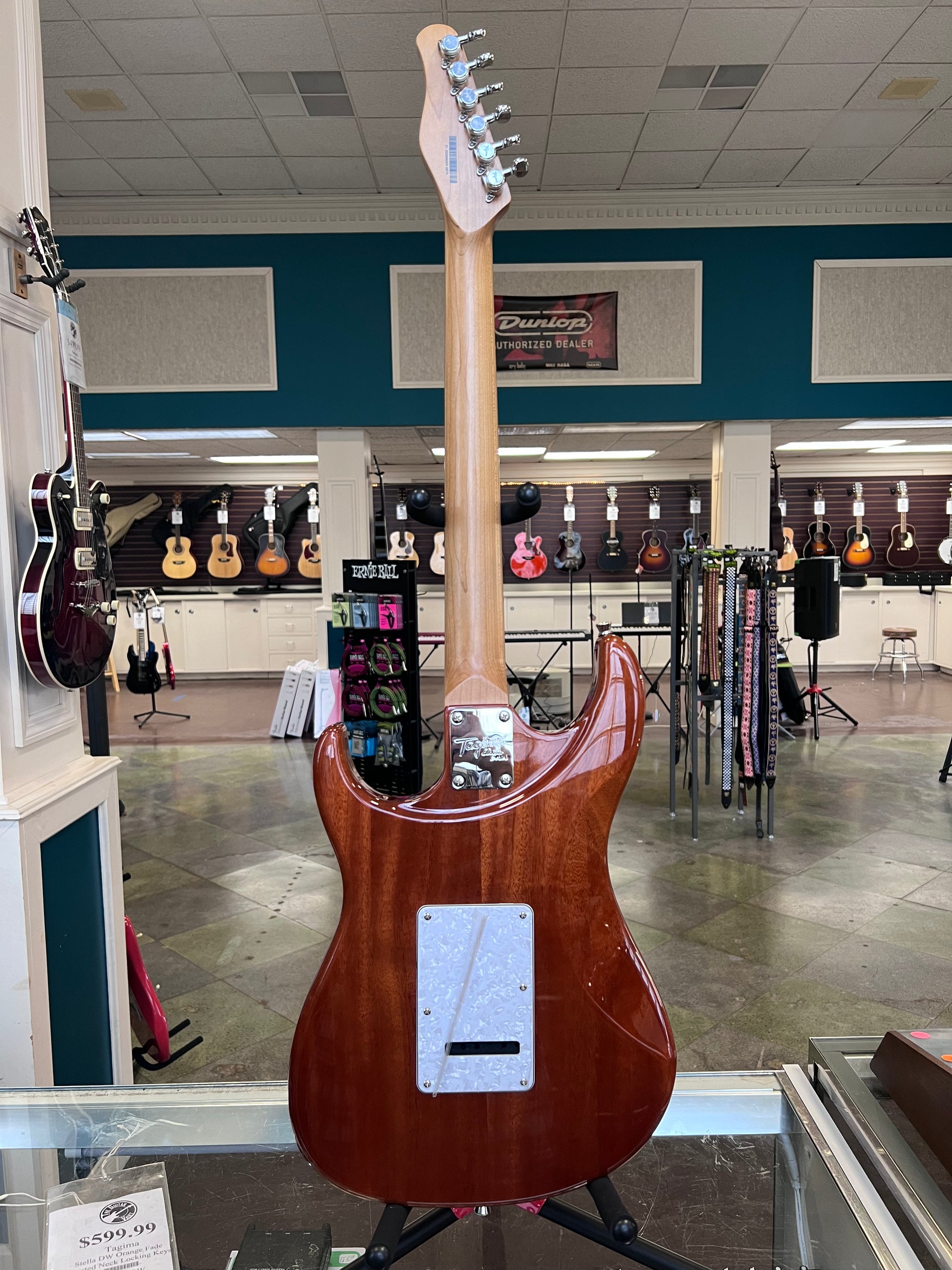 Tagima Stella DW Transparent Orange Wilkinson – The Guitar Vault Tagima Stella DW Transparent Orange Wilkinson – The Guitar Vault